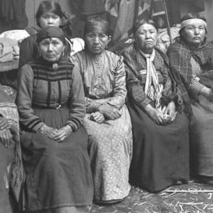 Snohomish women at the Tulalip Confederated Tribes Reservation