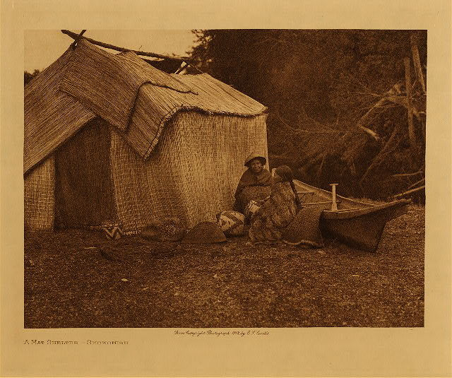 Mat House used primarily in the summer for hunting and fishing expeditions